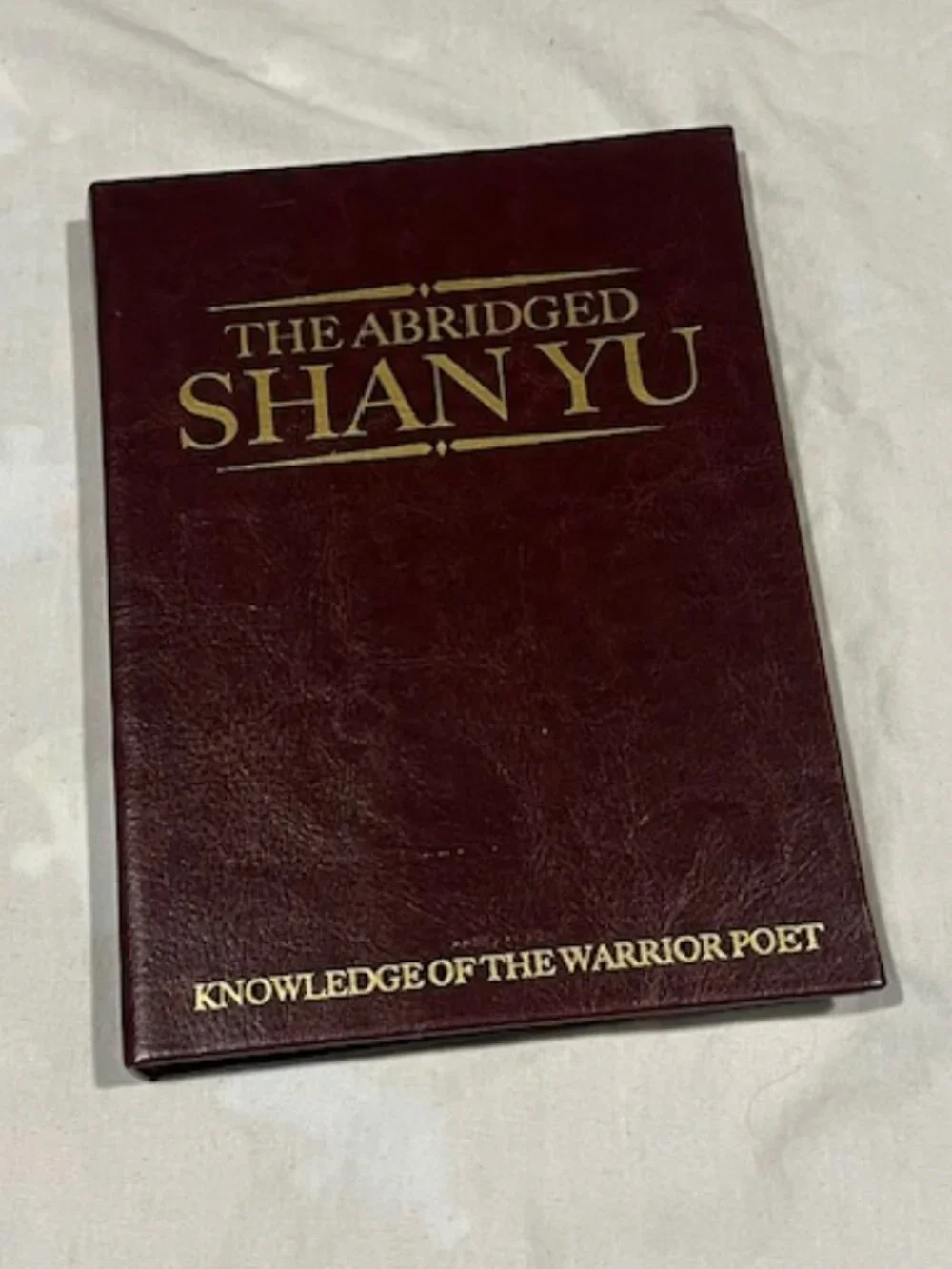 “The Abridged Shan Yu: Knowledge of the Warrior Poet” Blank Journal Notebook 5x7